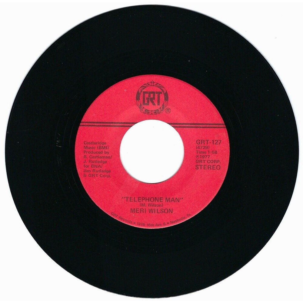 Meri Wilson 45 RPM - Telephone Man / Itinerary - GRT 127 EX Pop '77